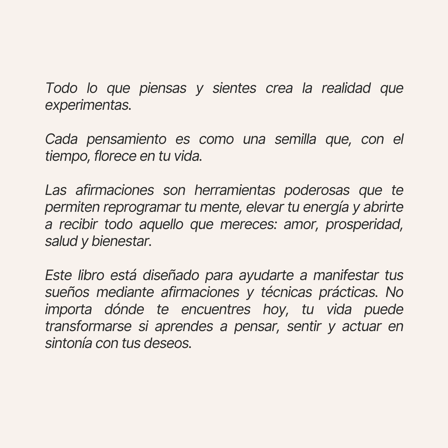 Afirmaciones mágicas