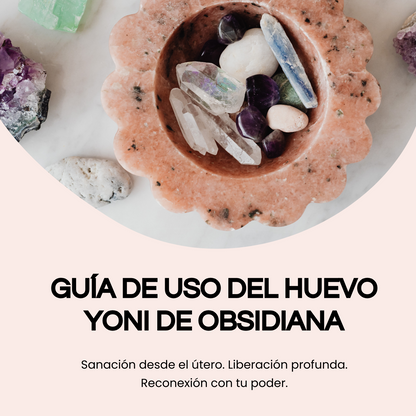Guía de uso de huevo Yoni de obsidiana